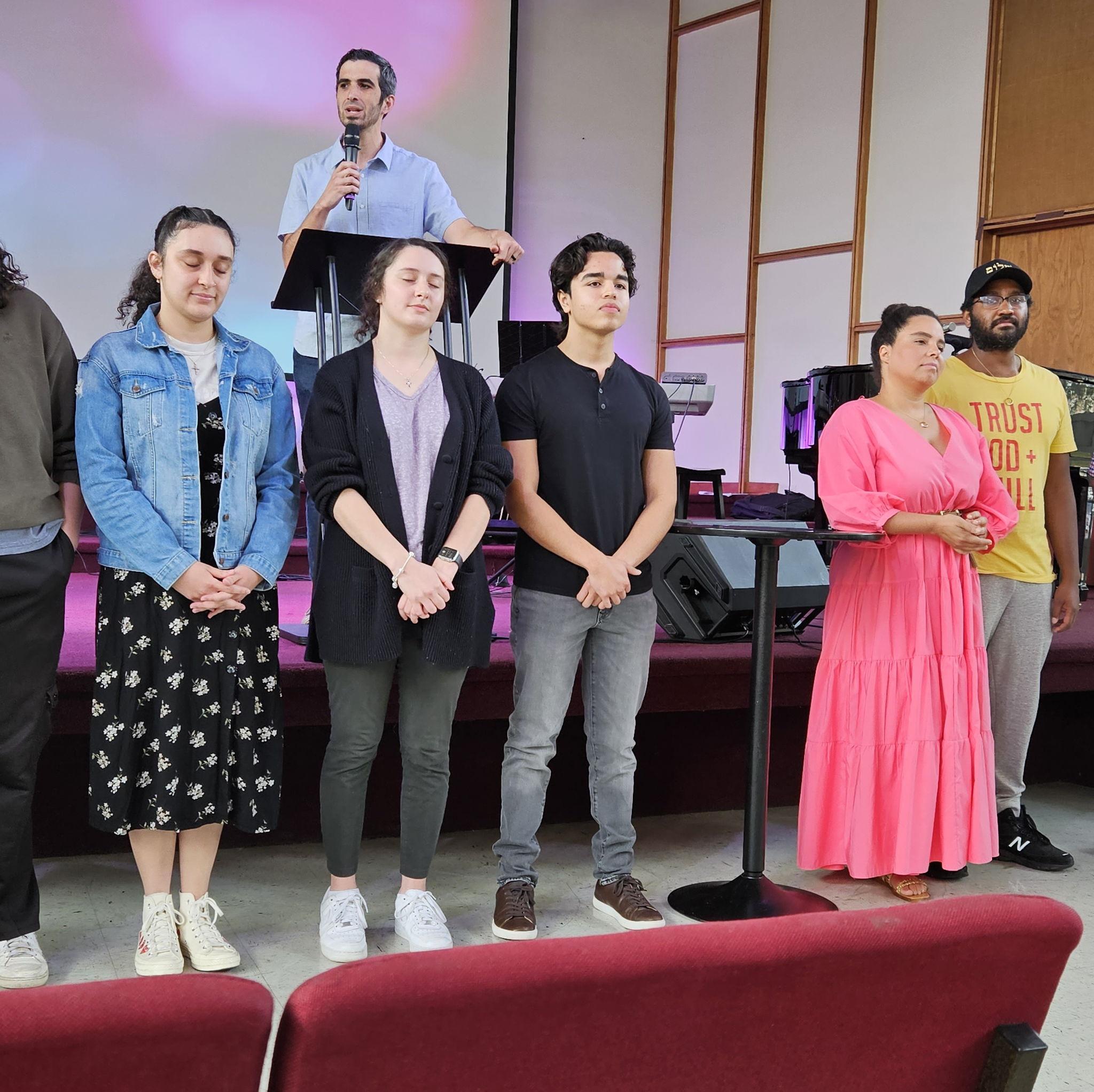 April 2023- One of the sweetest parts of our relationship has been being part of PRC, our church, together. On this day, Josh became a member, and I was so proud. I love serving the Lord with him!-D