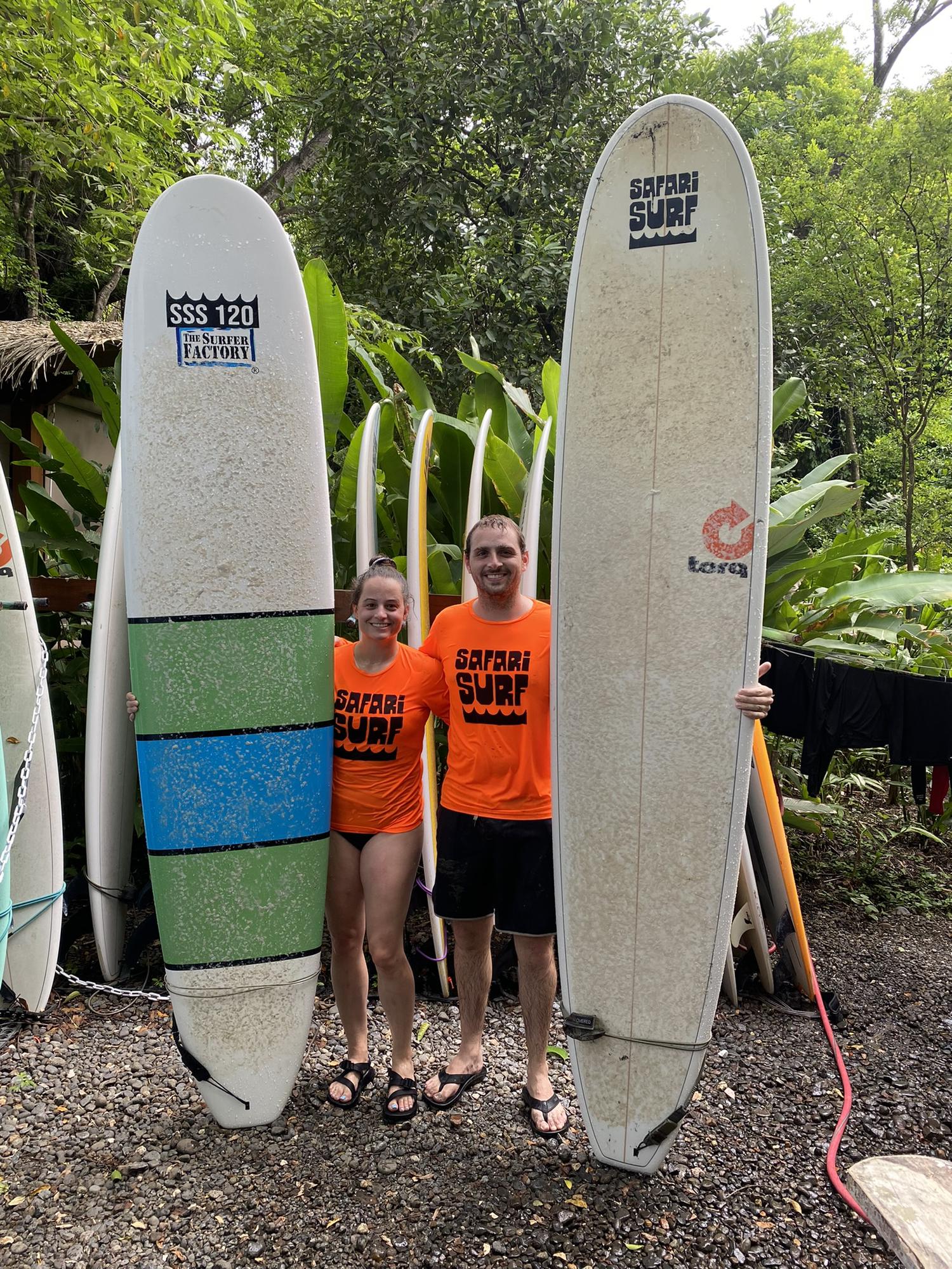 2022: After a week-long surf camp in Nosara, Costa Rica