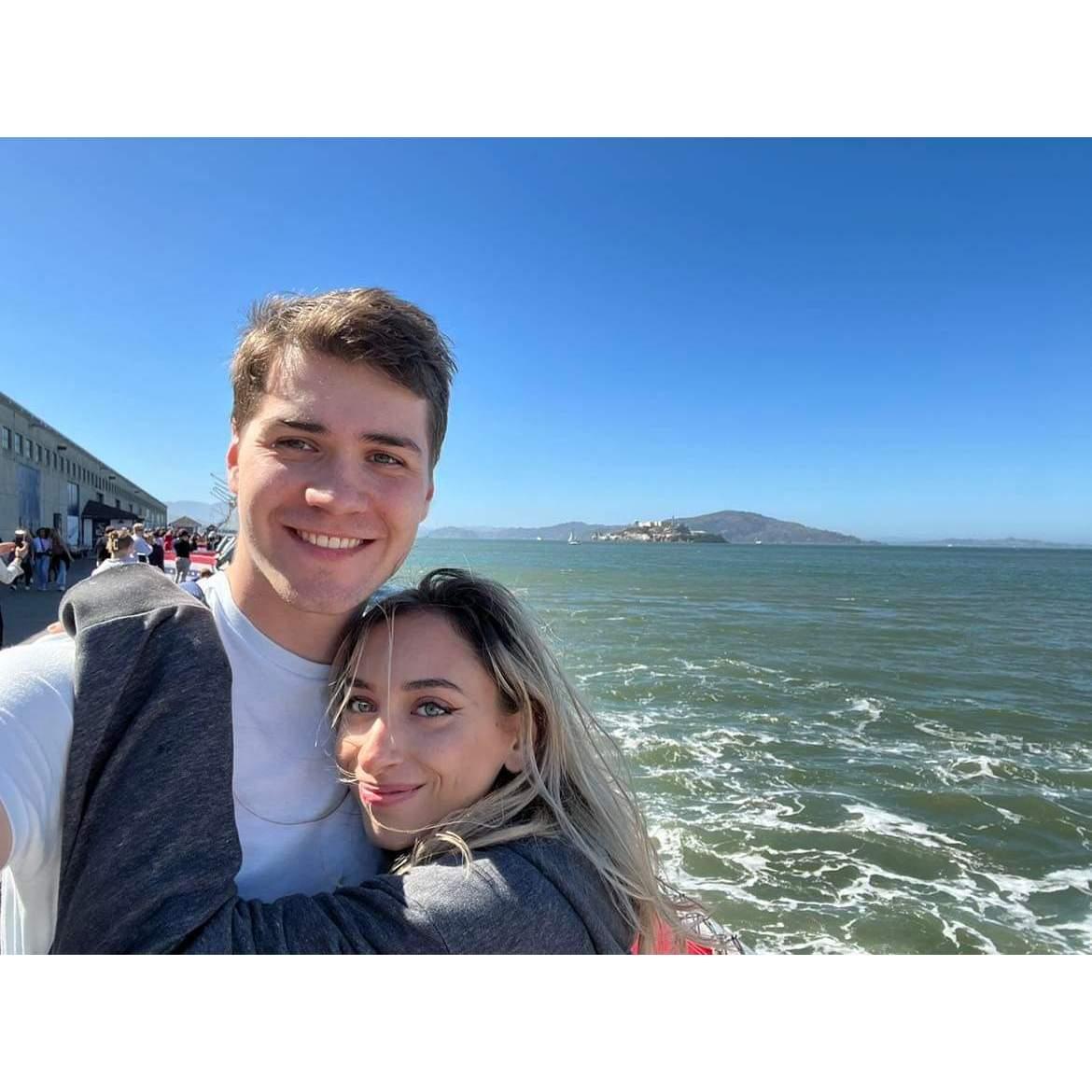 SF engagement trip... before Sydney knew!