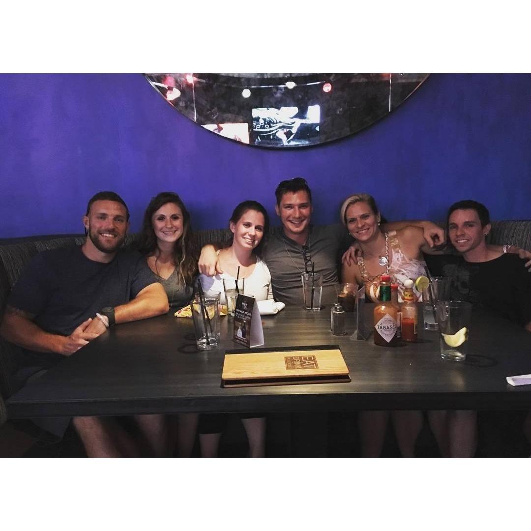 Out in Scottsdale at one of our favorite restaurants! It was fight night, and McGregor won!