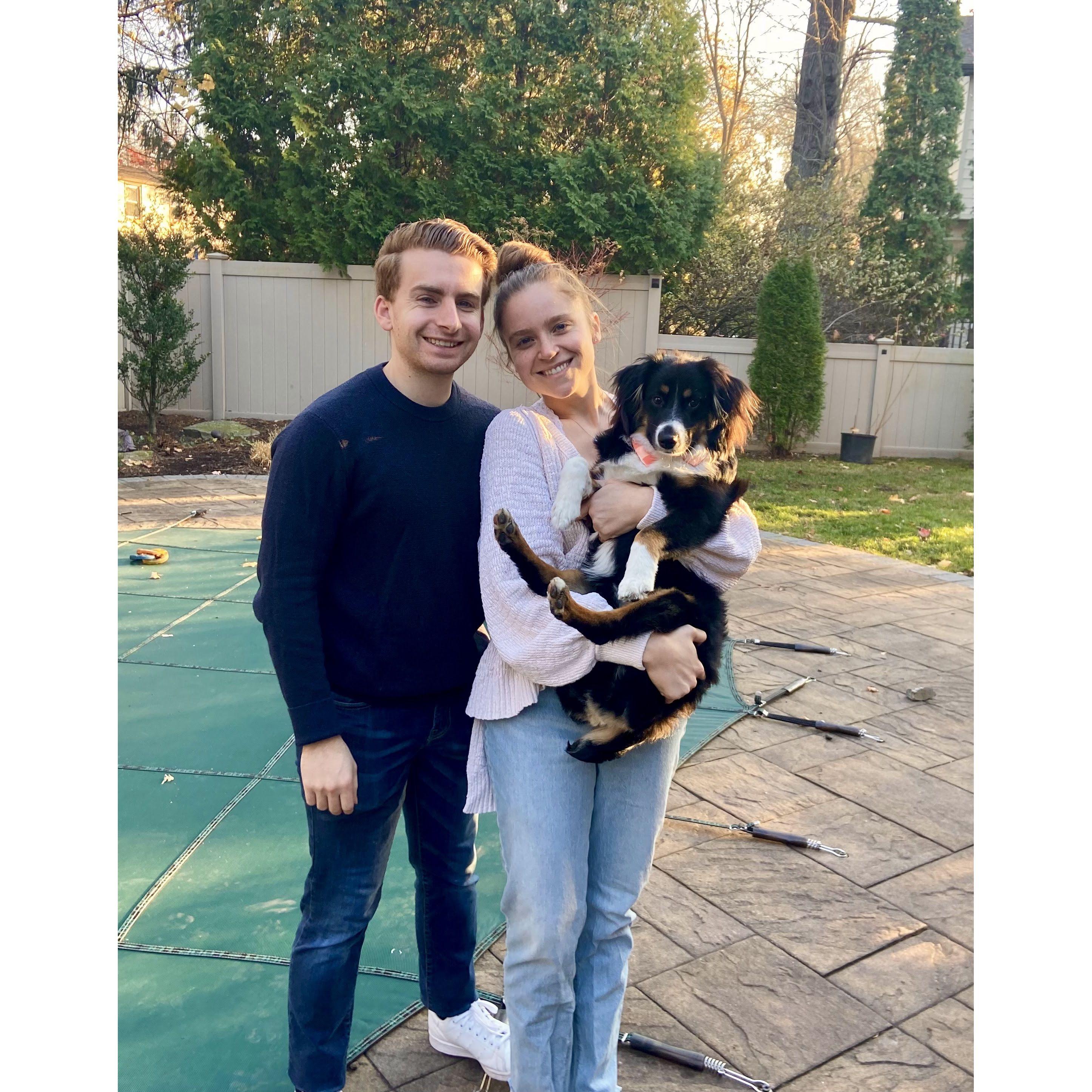 Our first holiday with our newest addition.
