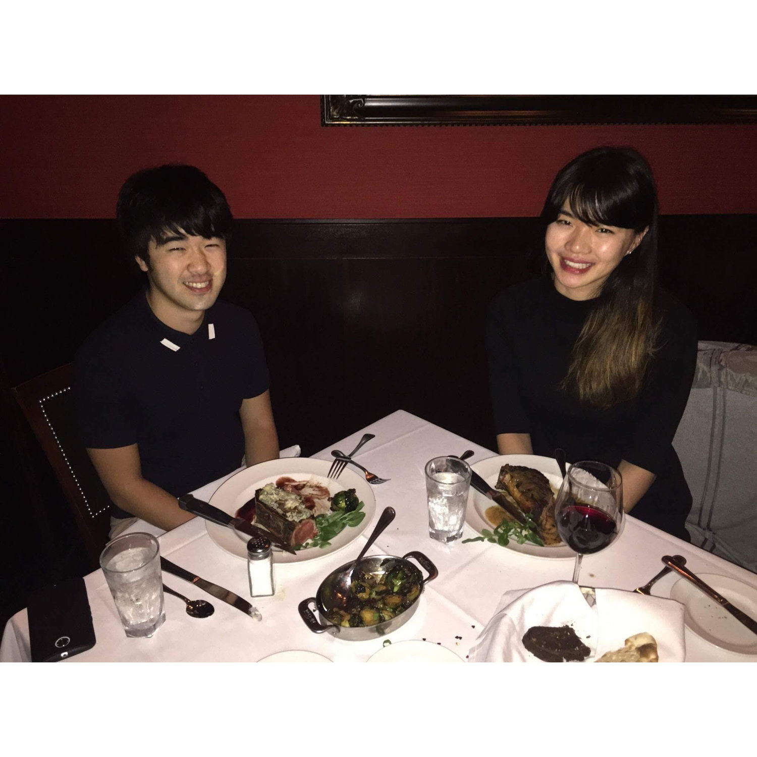 Celebrating our first Valentine's Day in Memphis at the Capital Grille. Lots of meat (and food coma-ing) was had :D