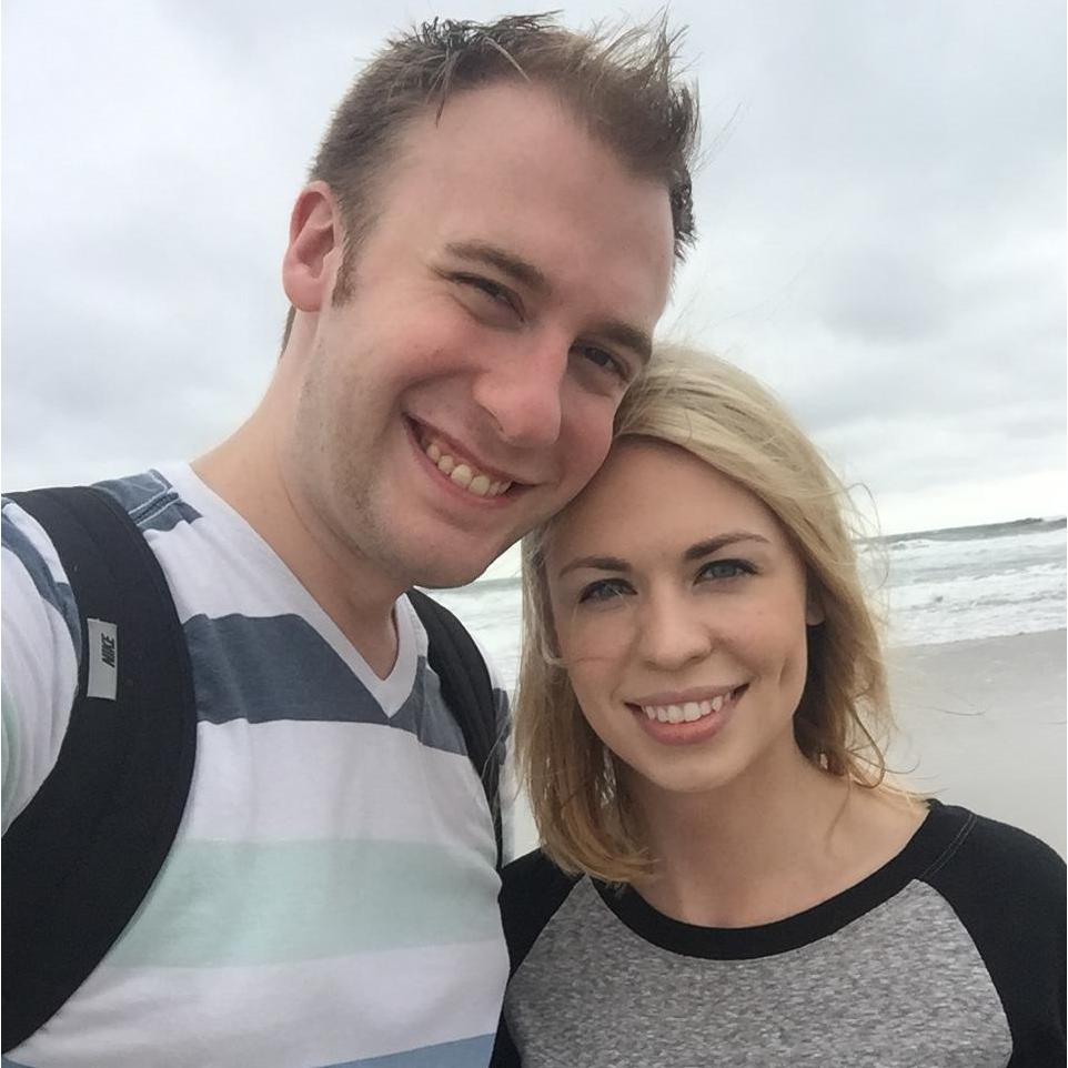 At the beach!