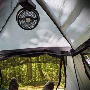 5000mAh Battery Camping Fan with LED Lights
