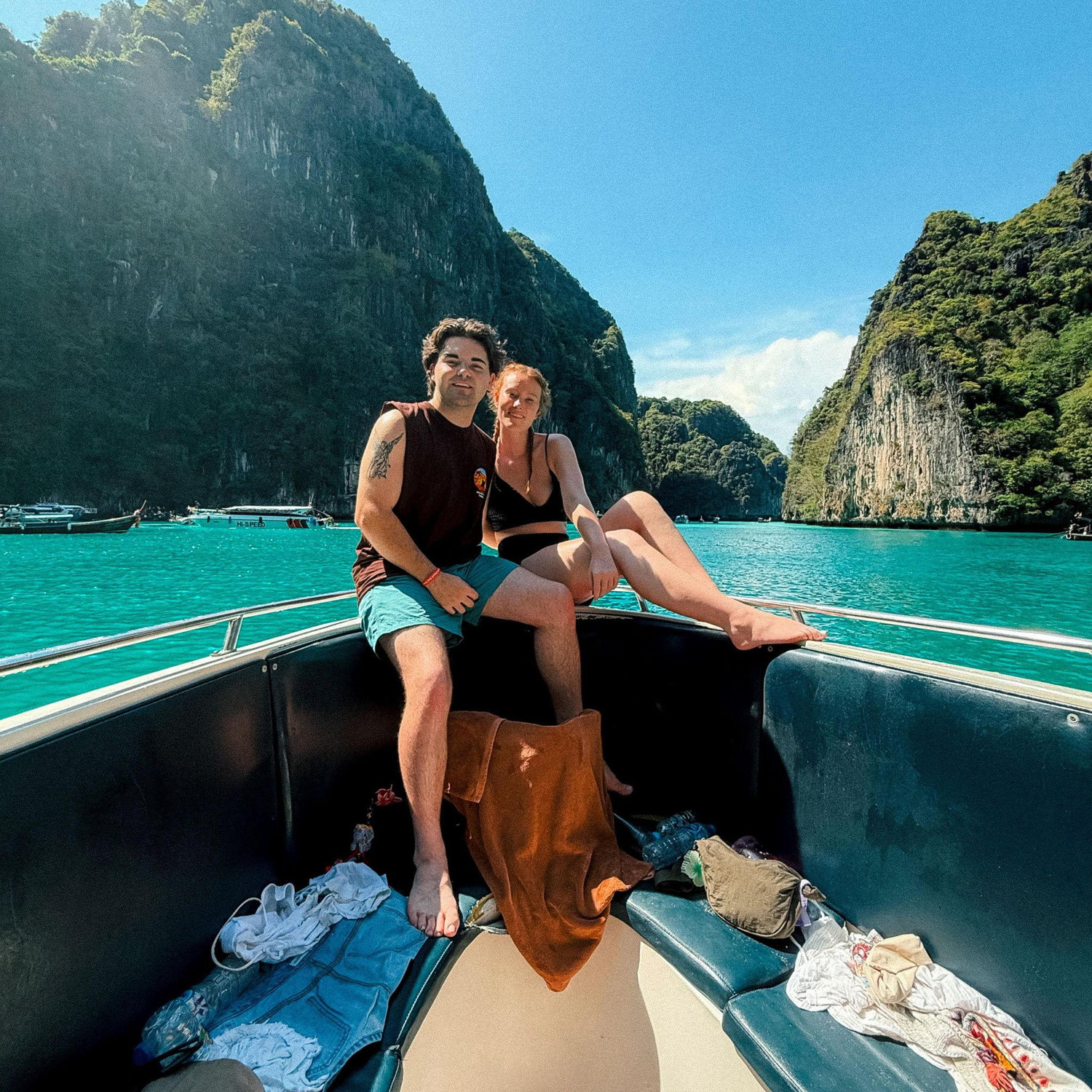 Snorkeling and island hopping in Southern Thailand with friends