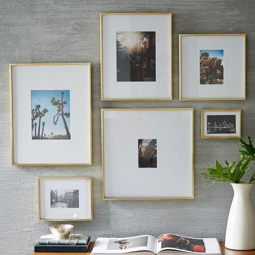 Gallery Frames - Polished Brass 8x10