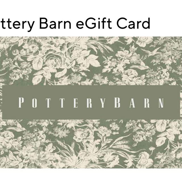 Pottery barn gift cards