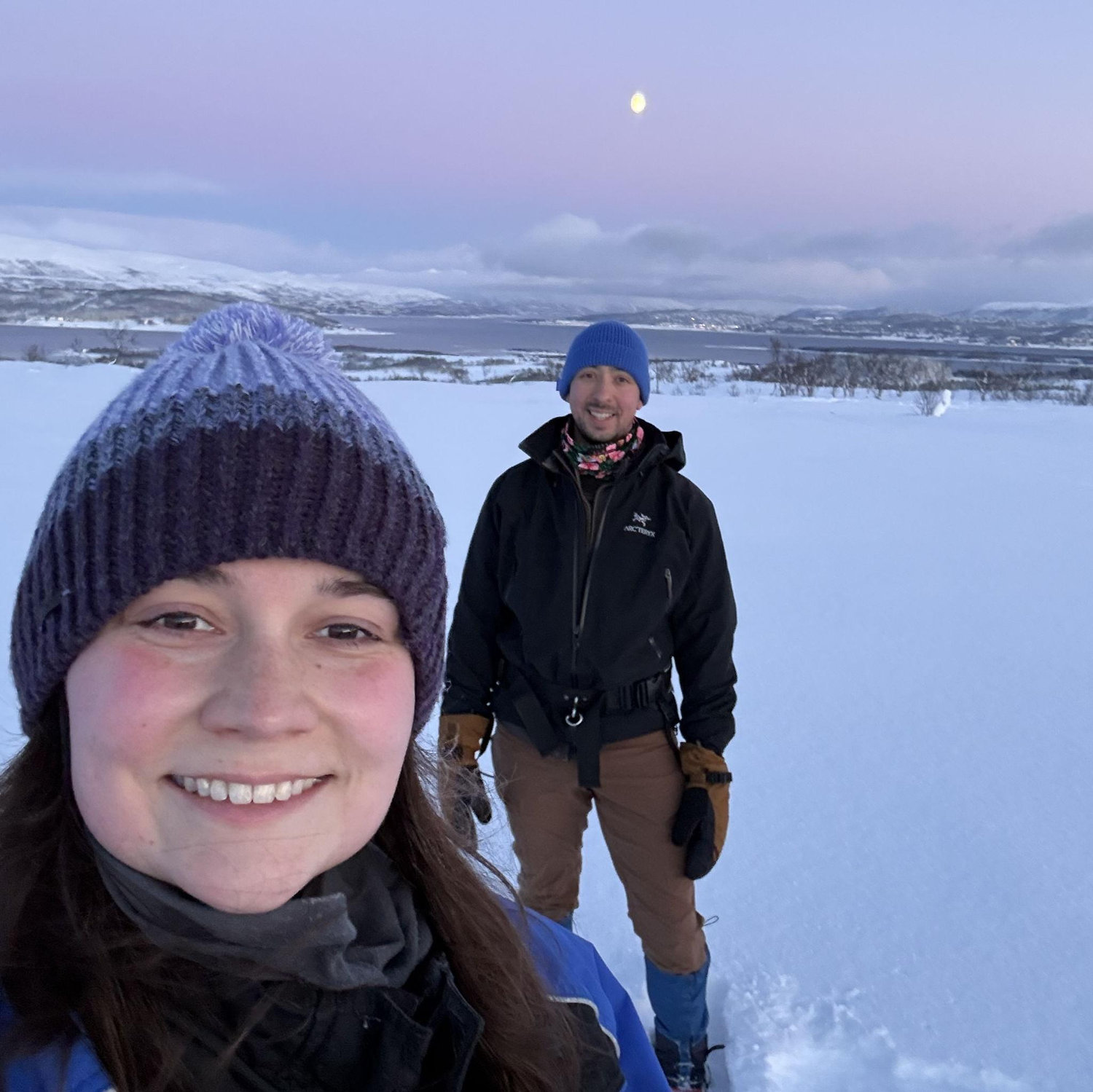 Snowshoeing in Tromso, Norway!