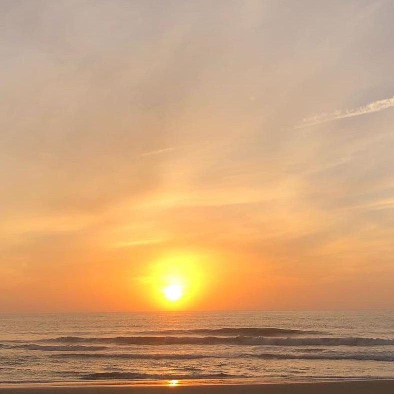 The view on the beach minutes before he proposed!