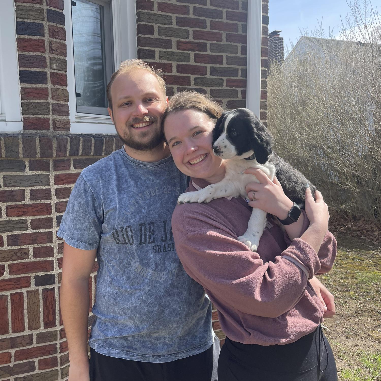 April 2023- Our new puppy, Corduroy!