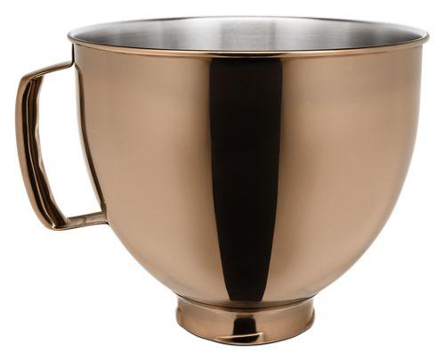 5 Quart Tilt-Head Metallic Finish Stainless Steel Bowl