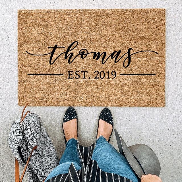 Custom Doormat, Welcome Mat, Last Name Doormat, Housewarming Gift, Wedding Gift, Custom Doormat, Anniversary Gift, Personalized Doormat