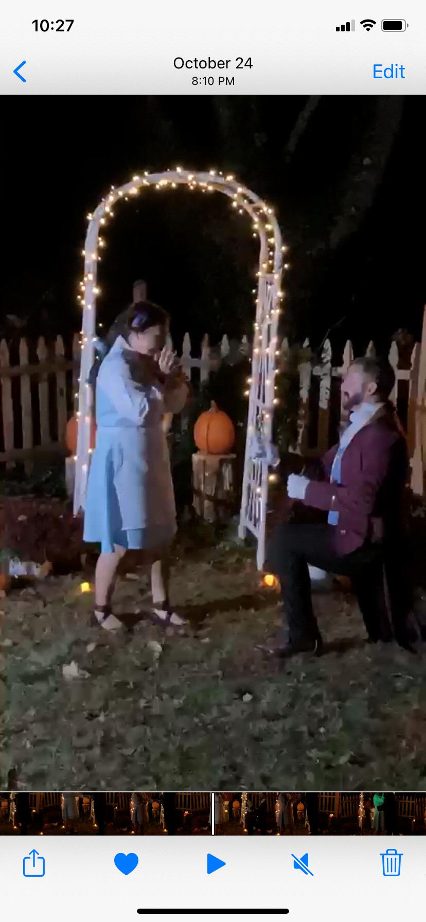 "Will You Marry Me?" Moment