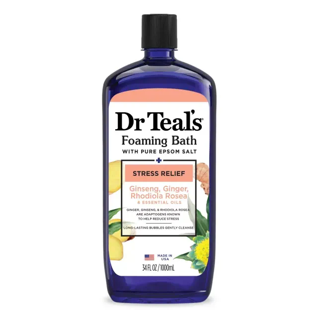 Dr Teal's Stress Relief Essential Oils Foaming Bath Soak - 34oz