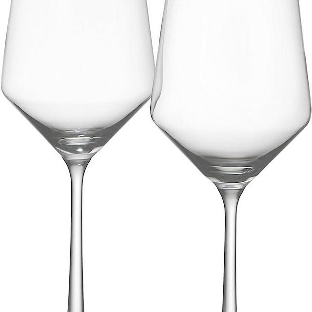 Schott Zwiesel Tritan Crystal Glass Pure Stemware Collection Cabernet/All Purpose Red or White Wine Glass, 18.6-Ounce, Set of 2