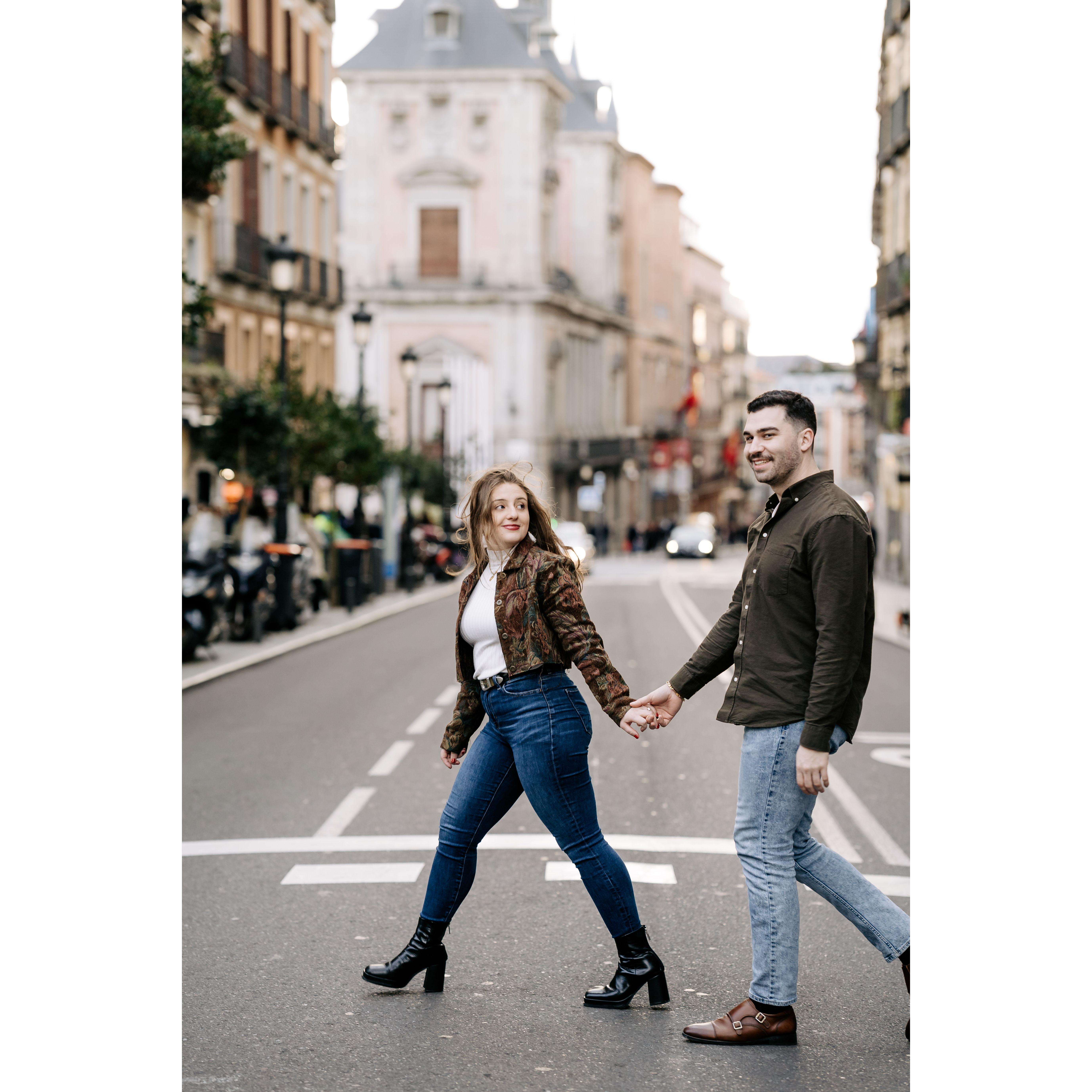 Strolling the Madrid streets