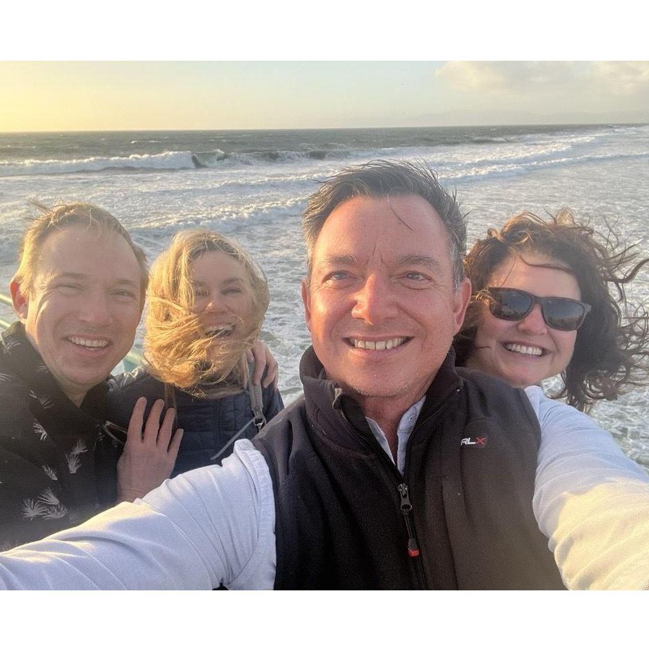 Hermosa Beach with the Johnsons