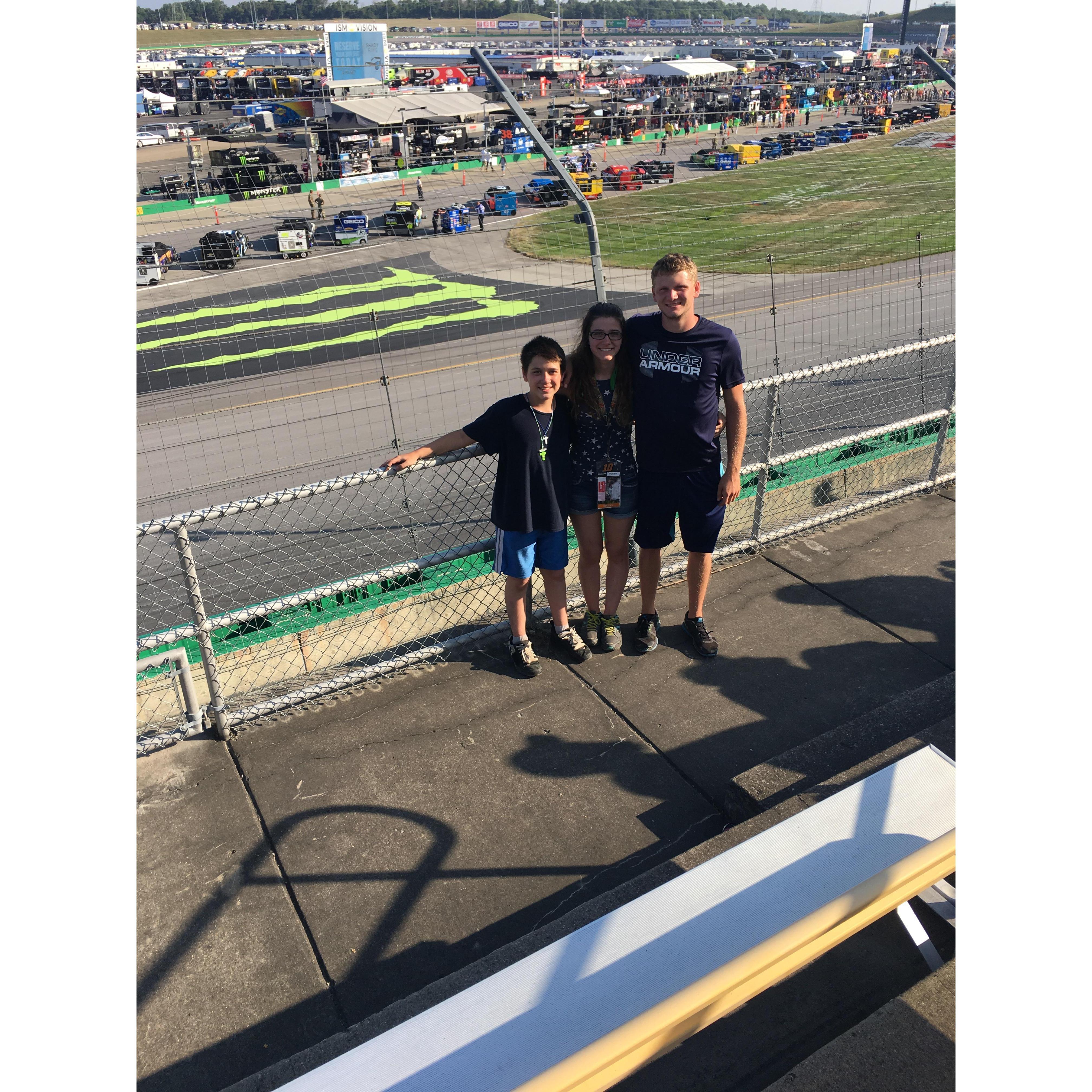 Josh's first time at Kentucky Speedway