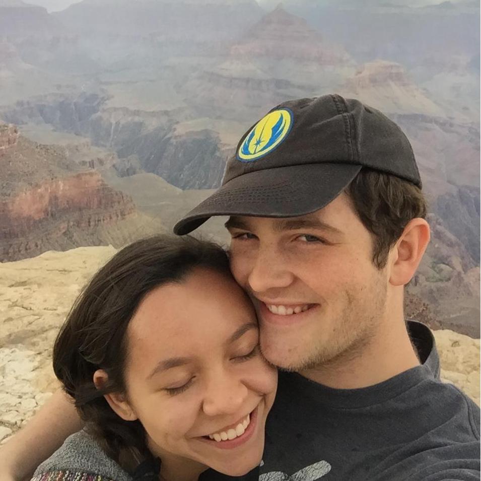Our first visit to the Grand Canyon together.