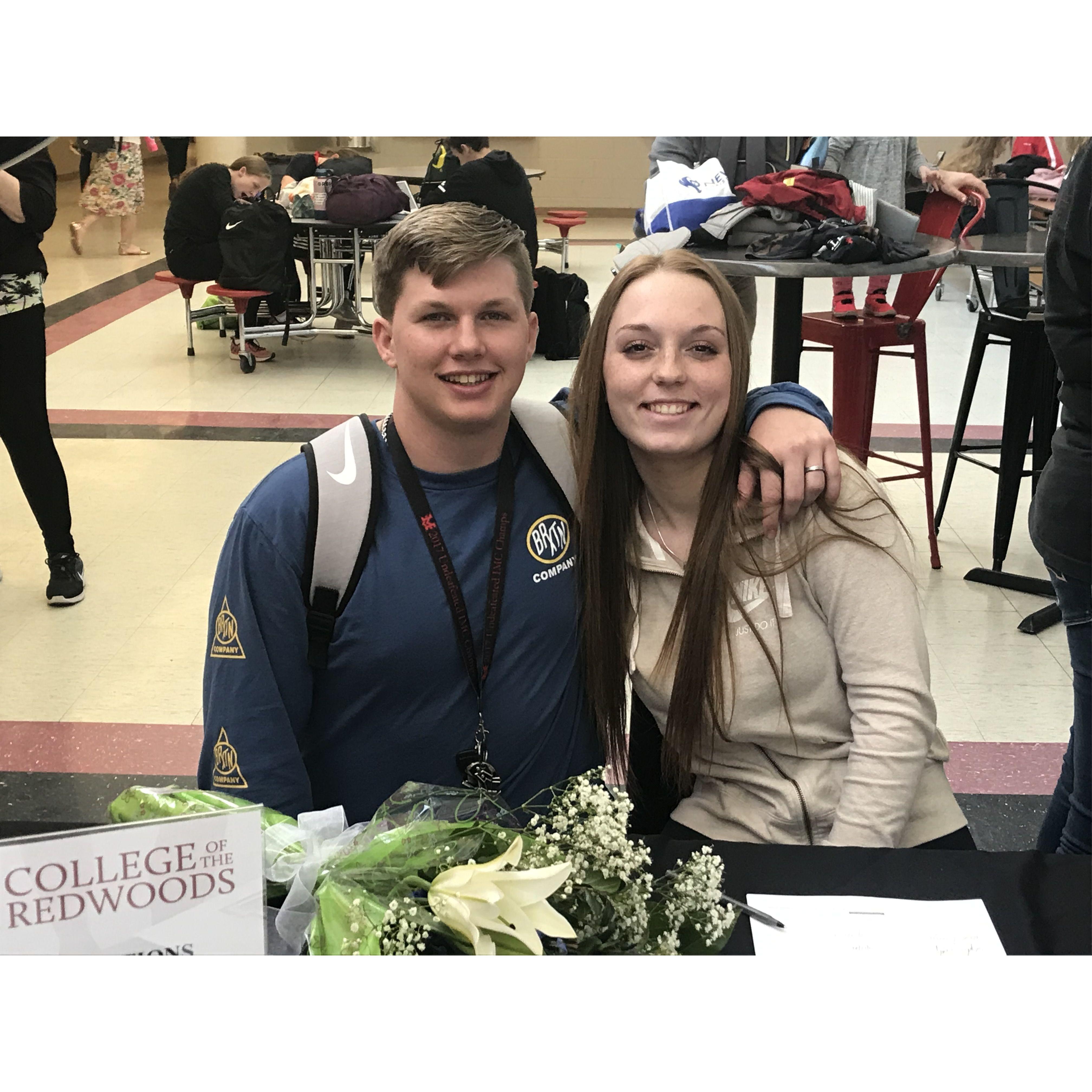 Volleyball college signing