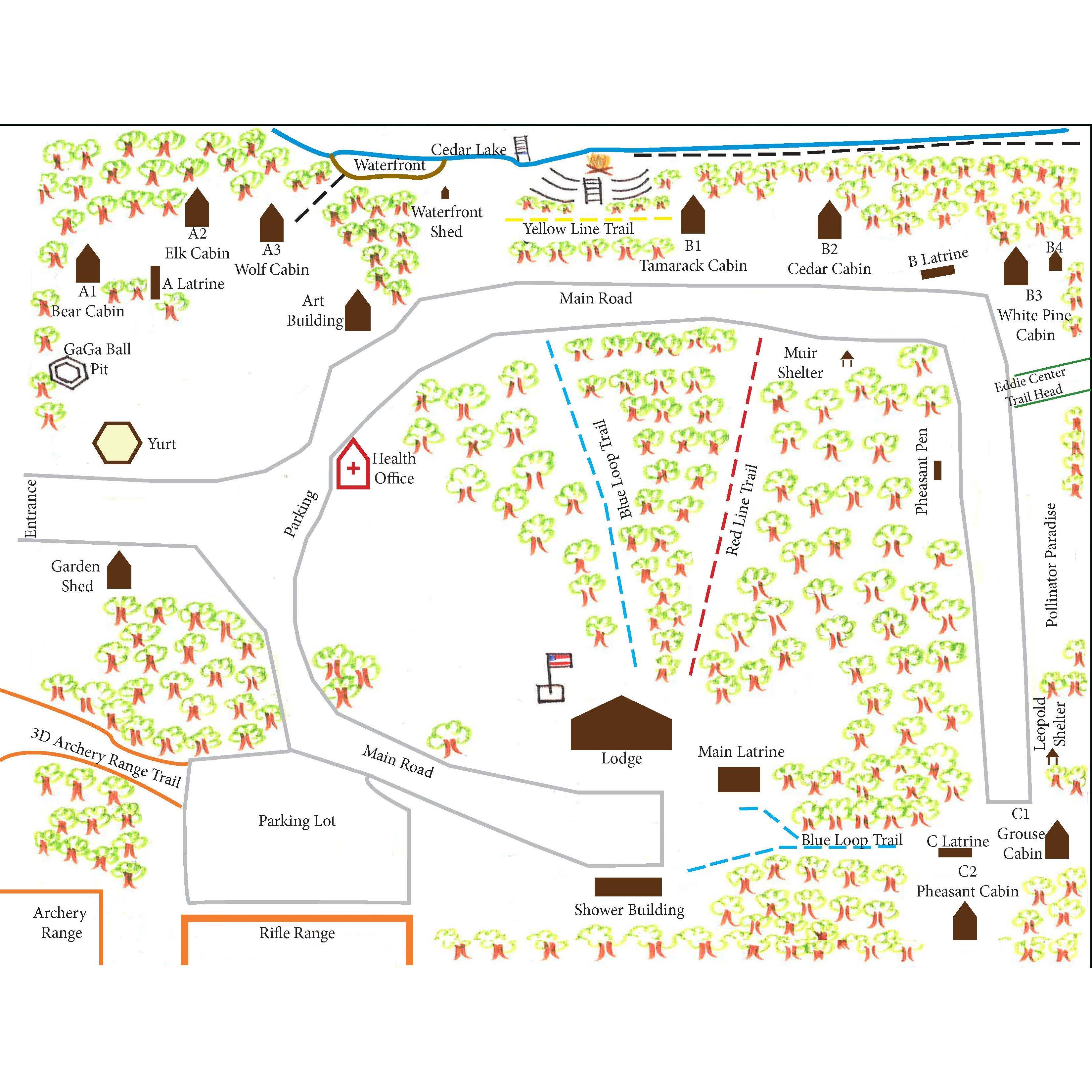 Map of the campground :)