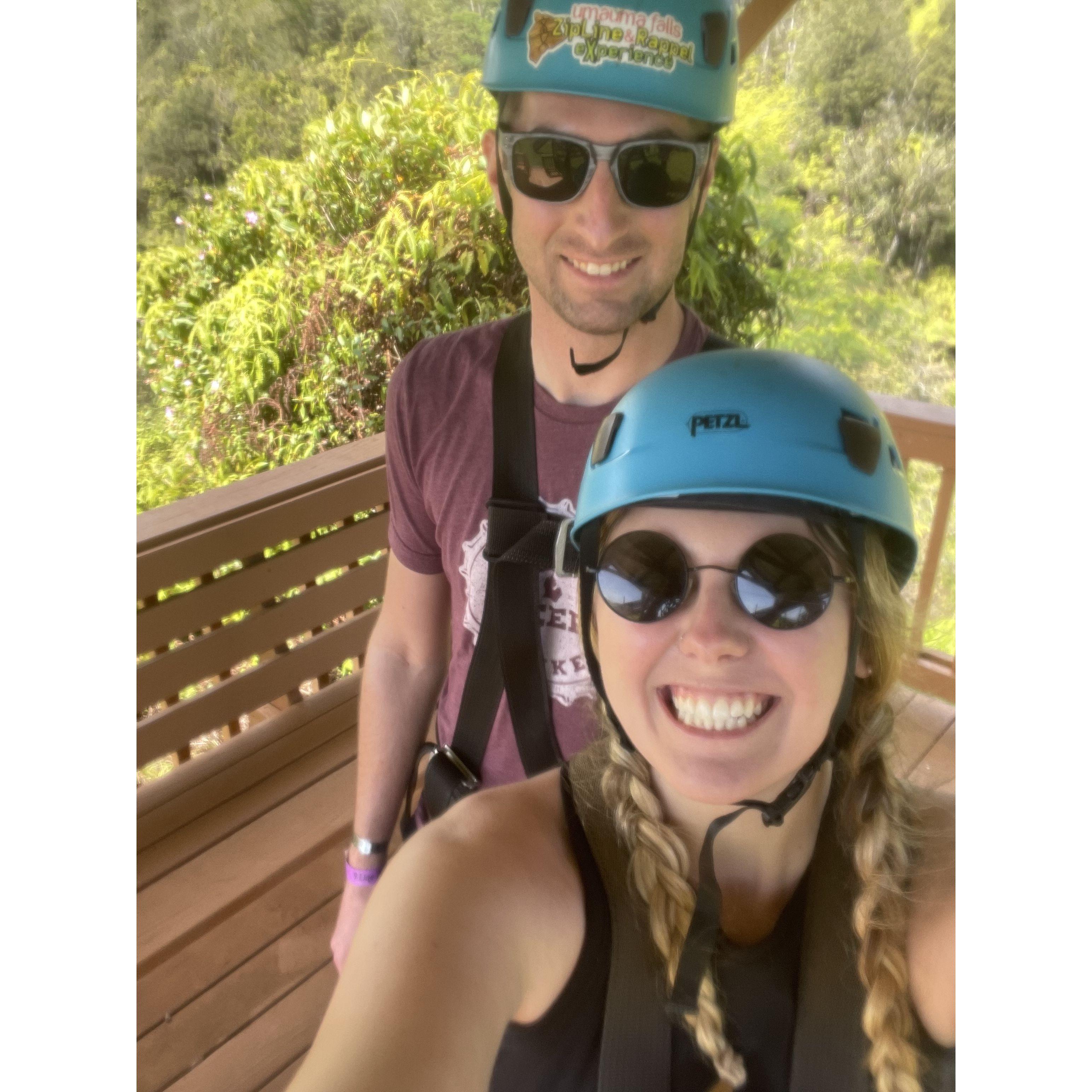 Ziplining in Hawaii