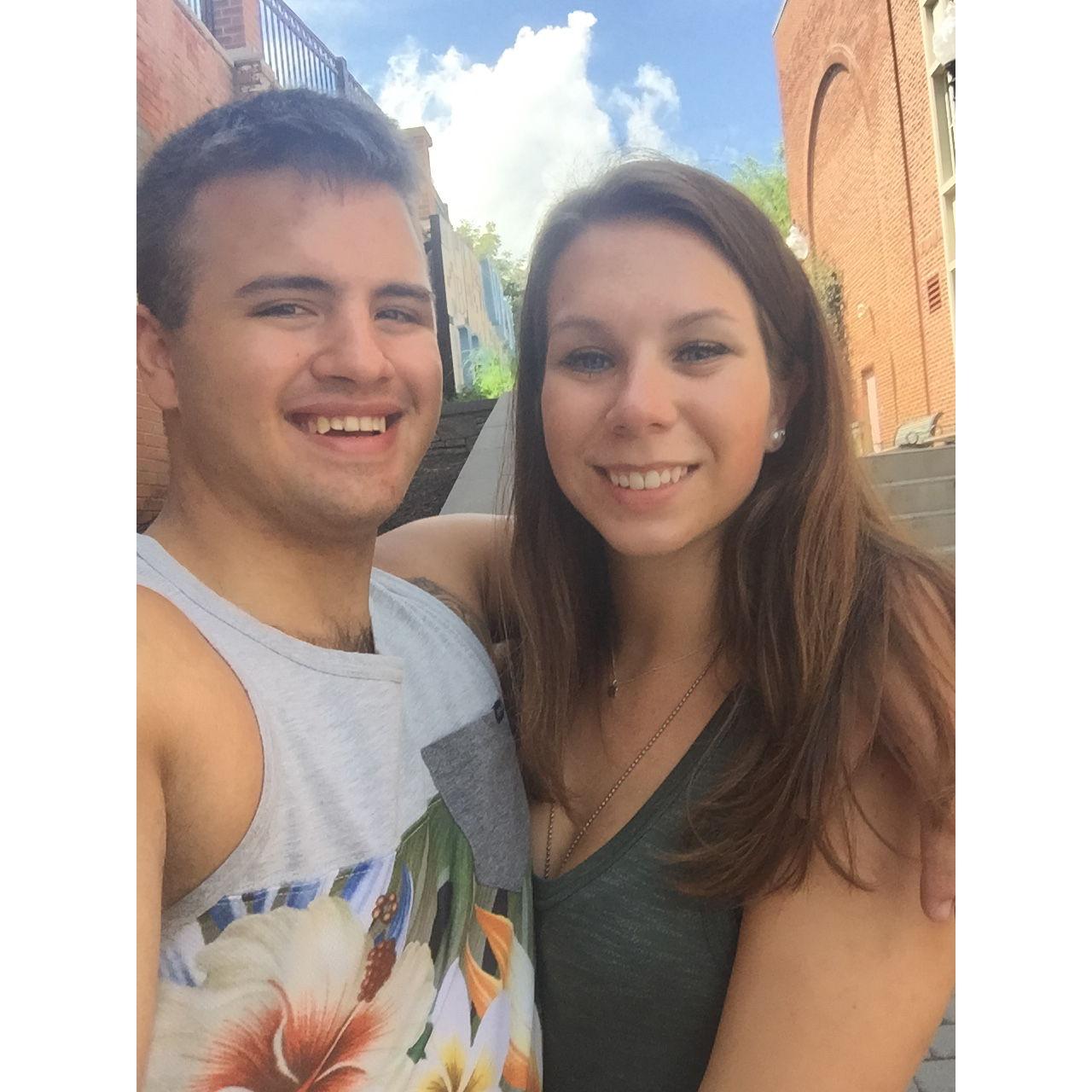 Our last date before Brian moved to Texas