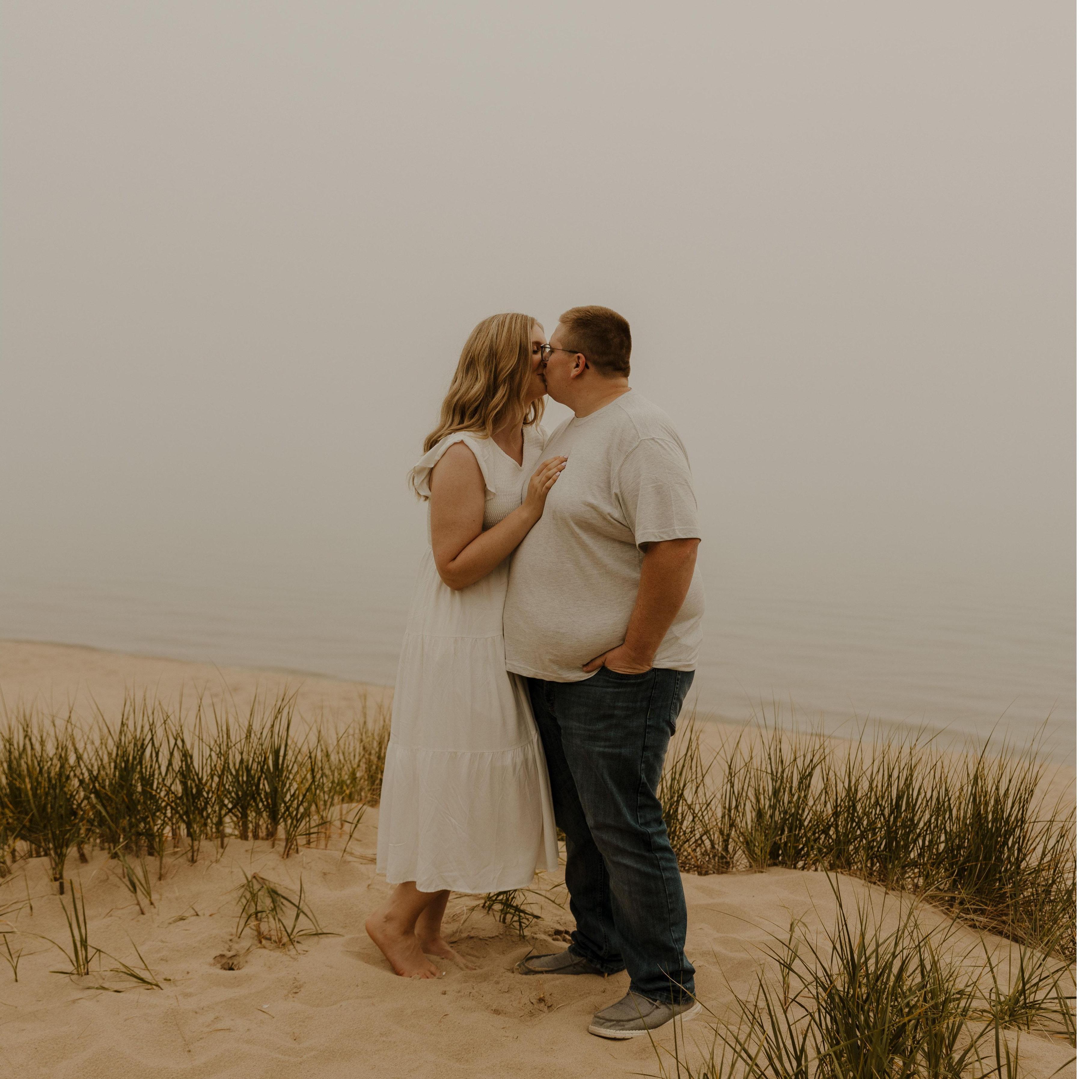 Engagement photos in West Olive, MI (2023)