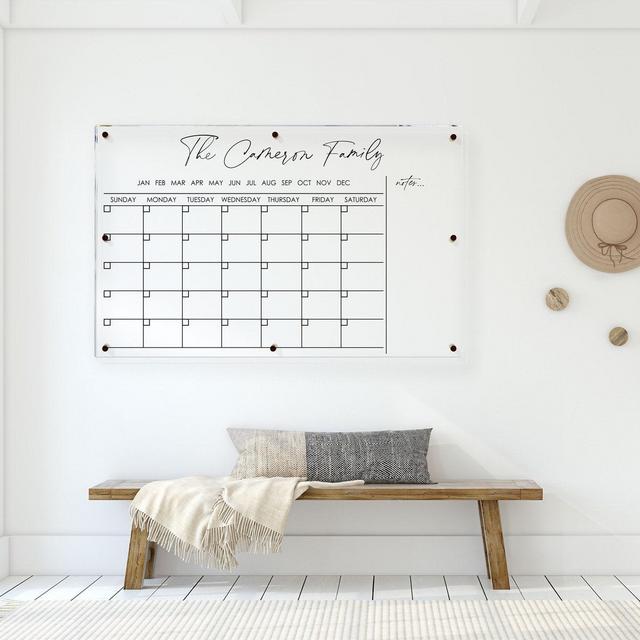 Personalized Acrylic Calendar For Wall ll...