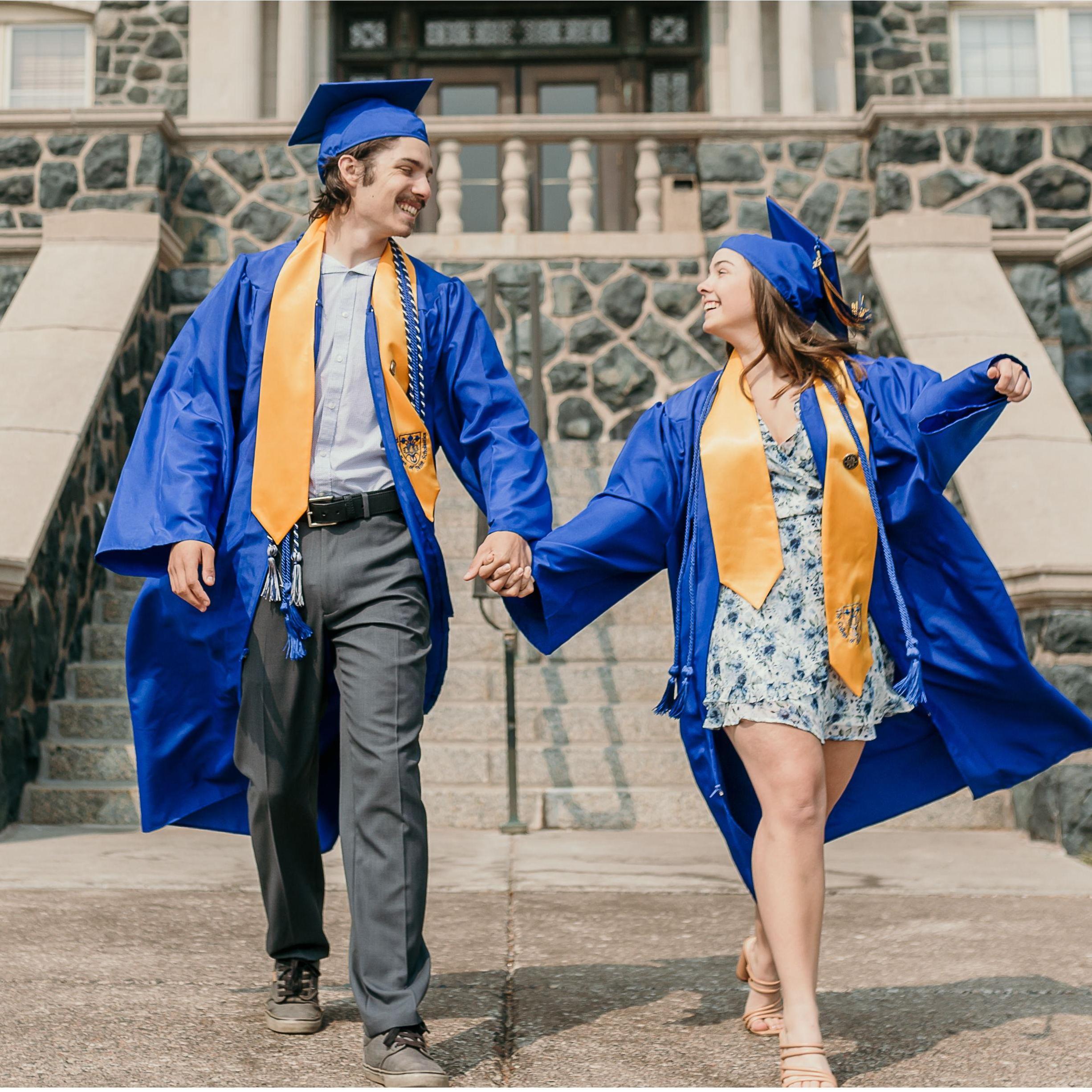 We both graduated from St. Scholastica in May 2023! Biology and Psychology for Matt and Nursing for Cailyn!