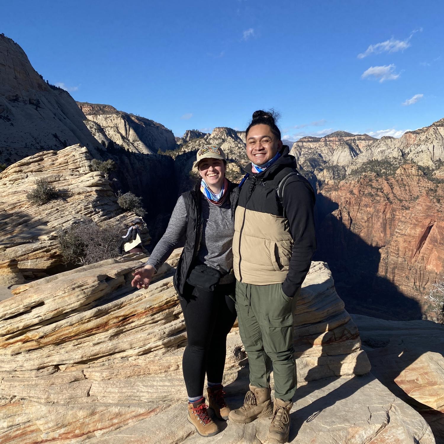 hiked Angel’s Landing. dec ‘23