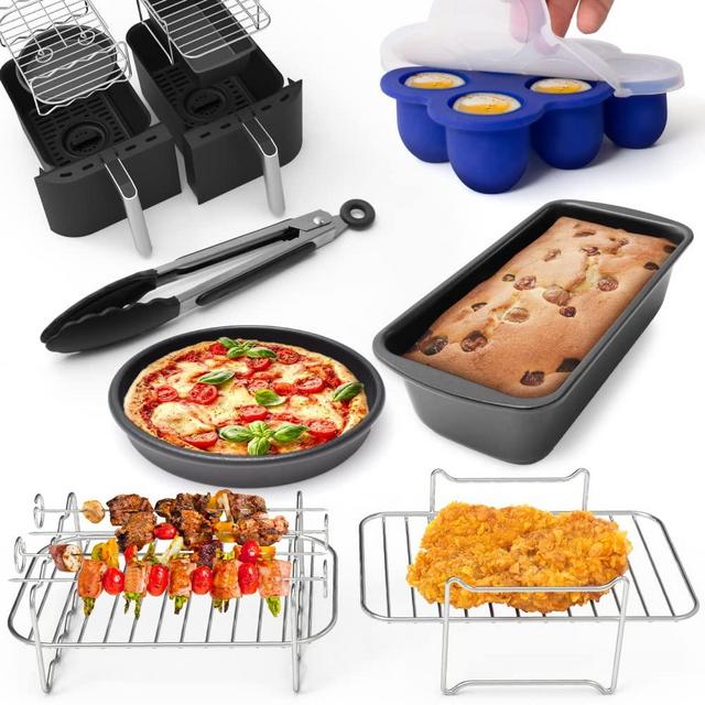 to Encounter 31 Pieces Silicone Baking Pans Set, Nonstick Bakeware Sets, BPA Free Silicone Molds, with Metal Reinforced Frame