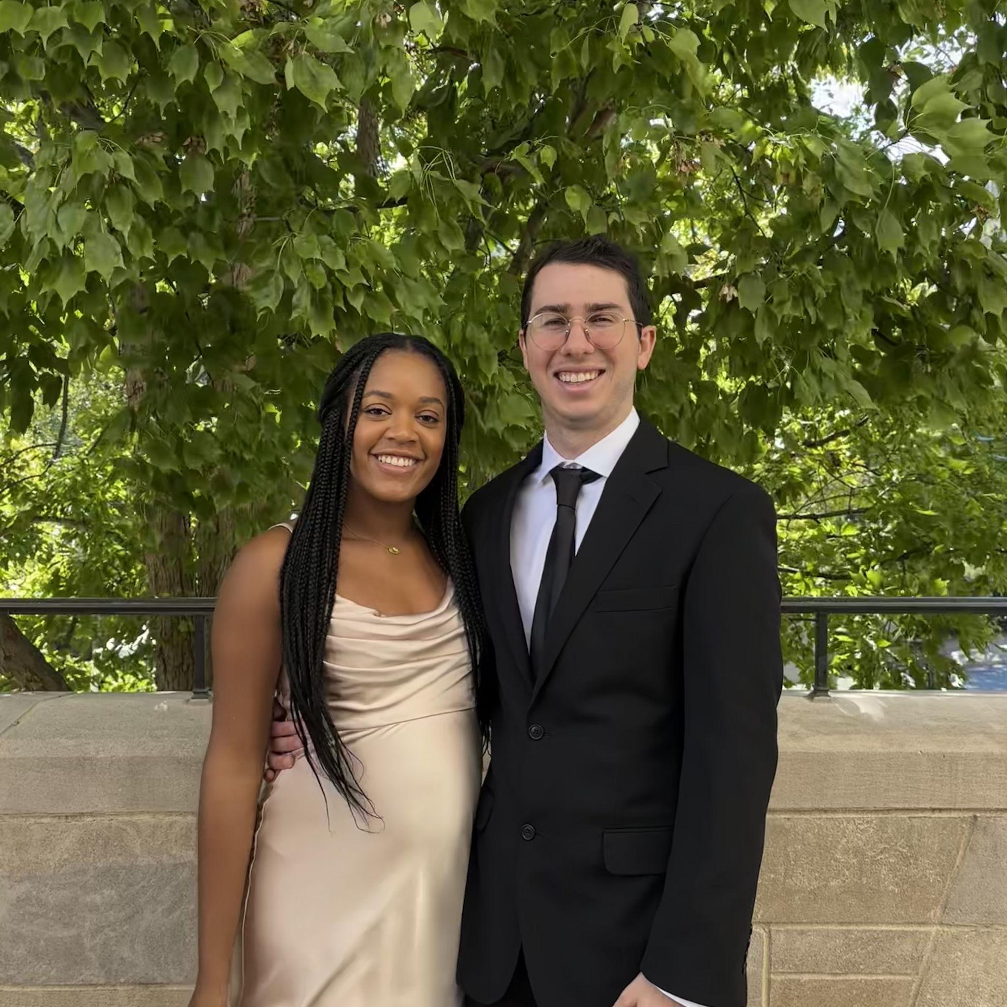 Our first wedding together!