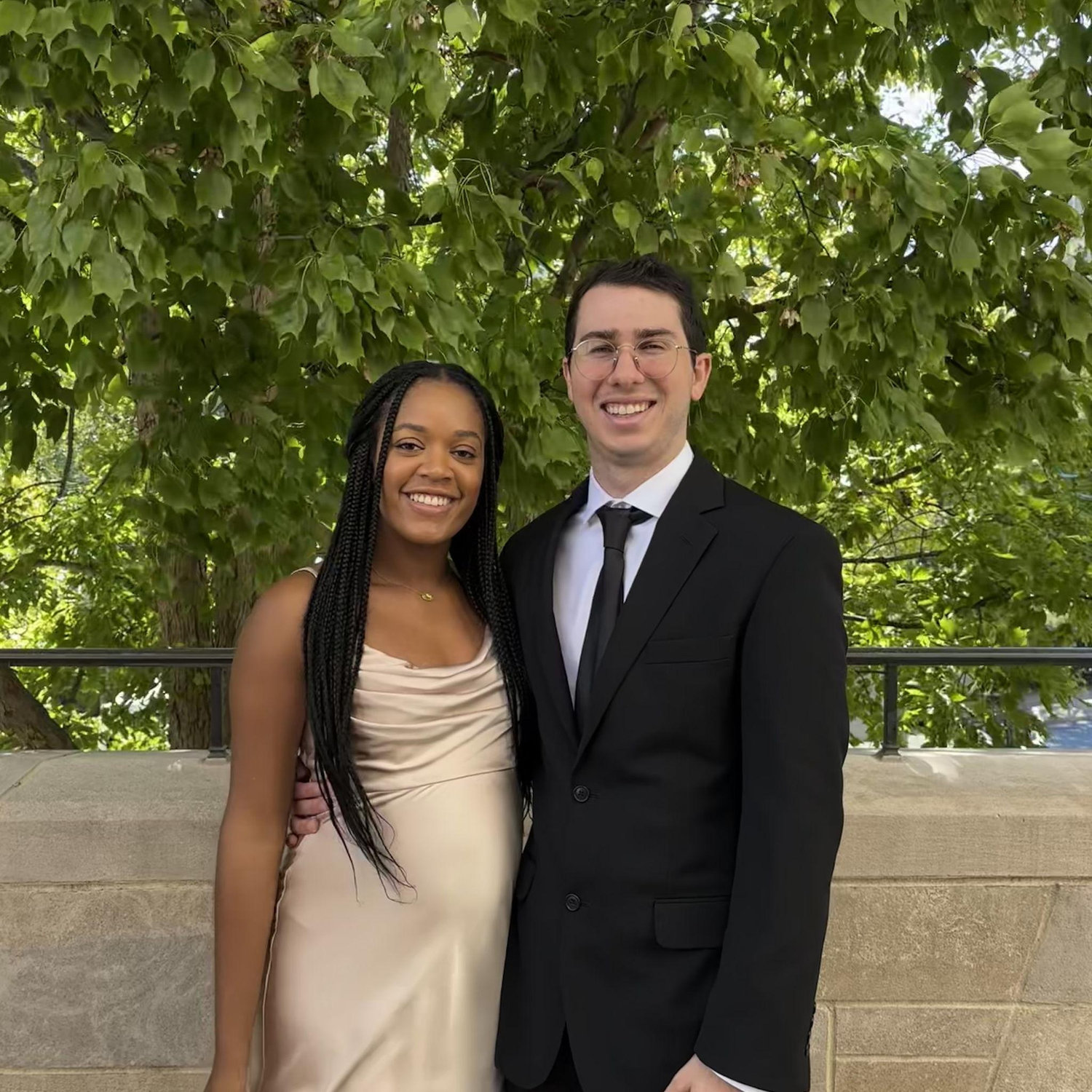 Our first wedding together!