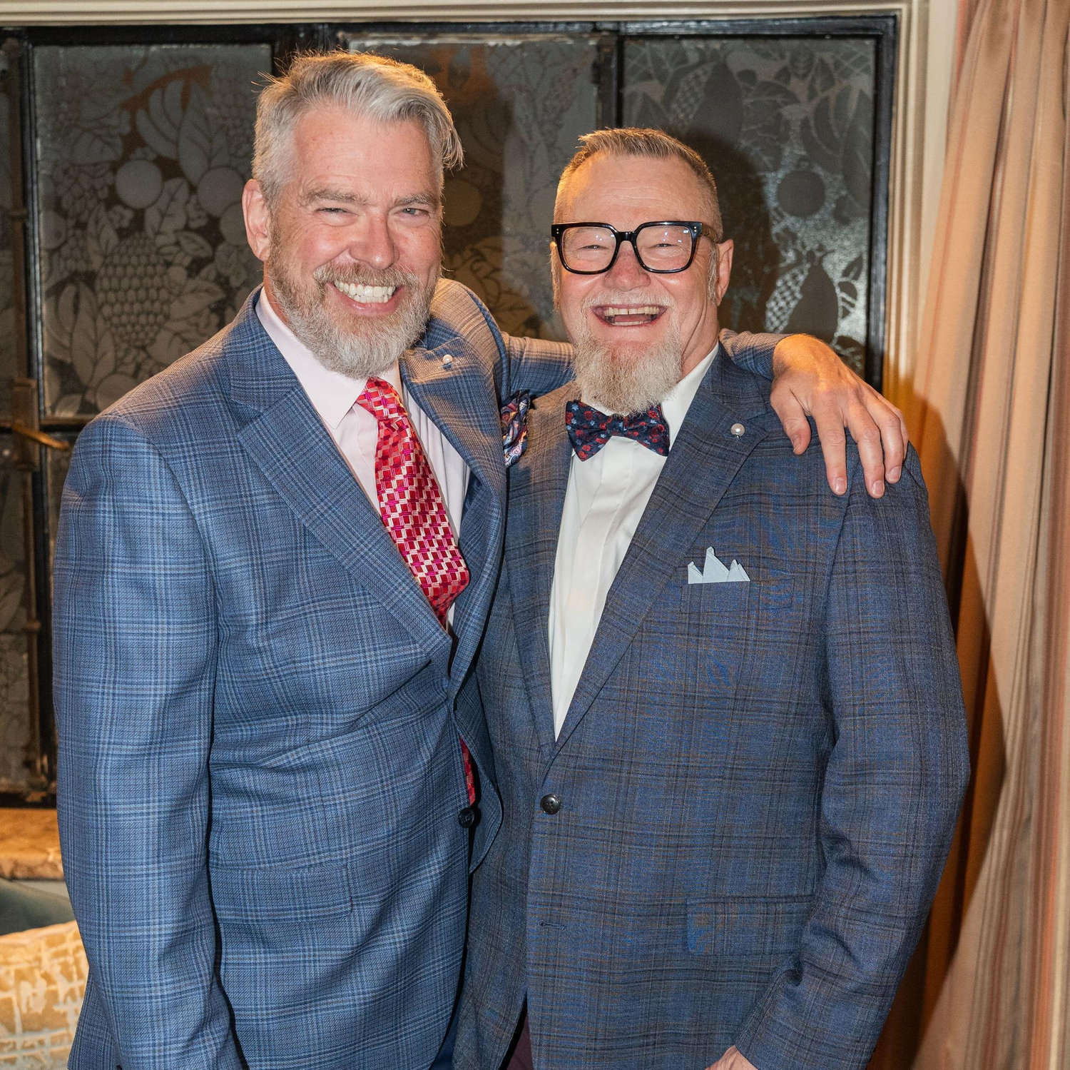 Michael and Chauncey--what a handsome couple! 😍😍 Michael and I met in 2005 as Fulbrighters. So many memories!
