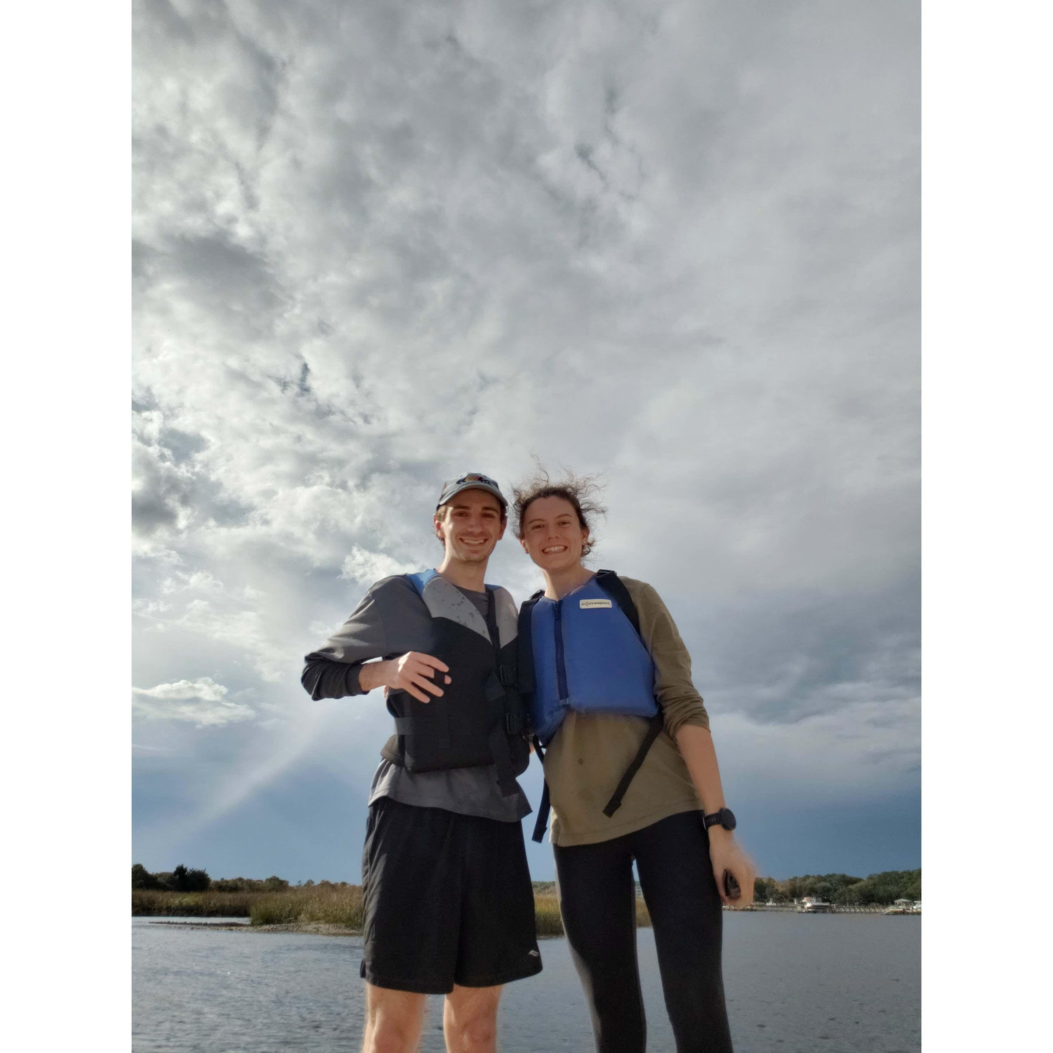 November 26th, 2020- Sunset Beach, NC- Jill and Matthew enjoyed kayaking the sounds on a Thanksgiving vacation with the Wronsky's