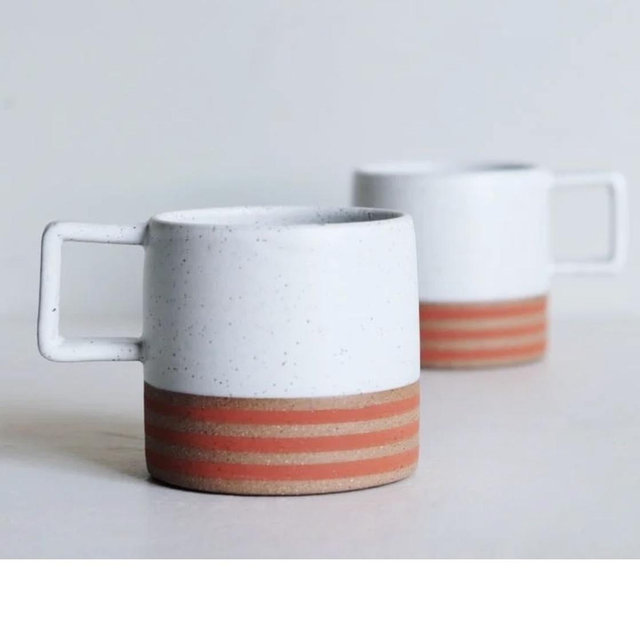Wolf Ceramics Mugs x4