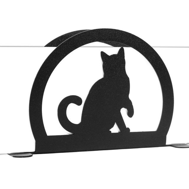 Cat Kitten Metal Letter Napkin Card Holder