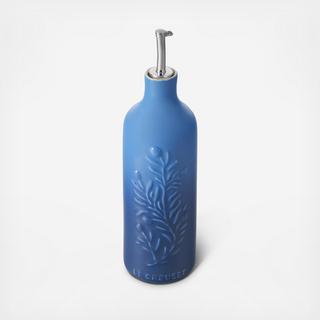Oil Cruet with Embossed Olive Branch