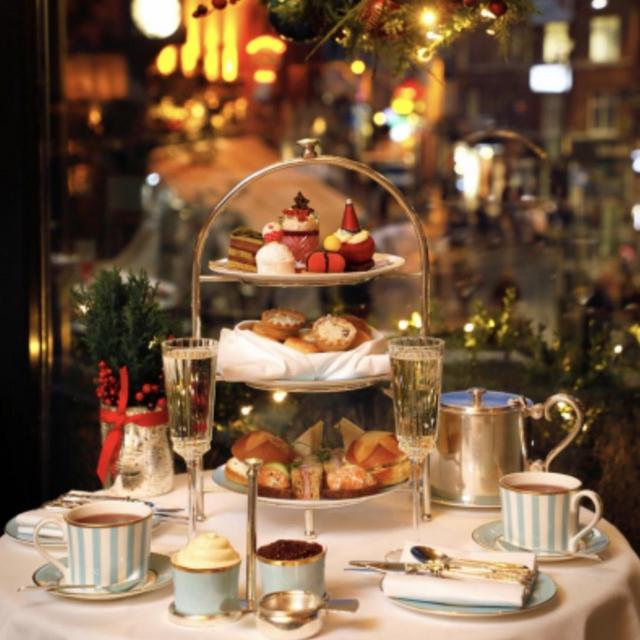 High Tea in Dublin on our honeymoon