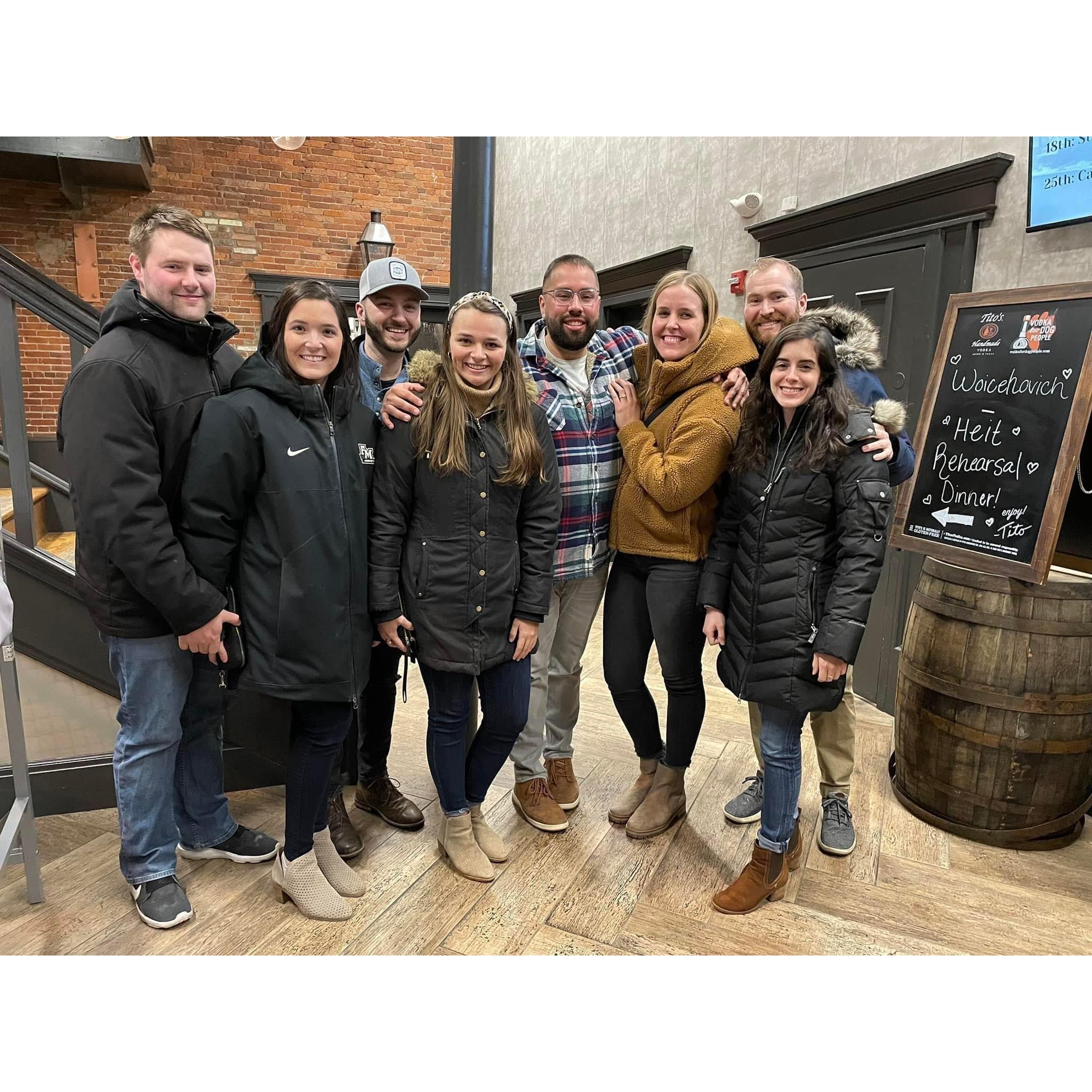 Our first trip together in Ohio where Ned asked Kate to marry him