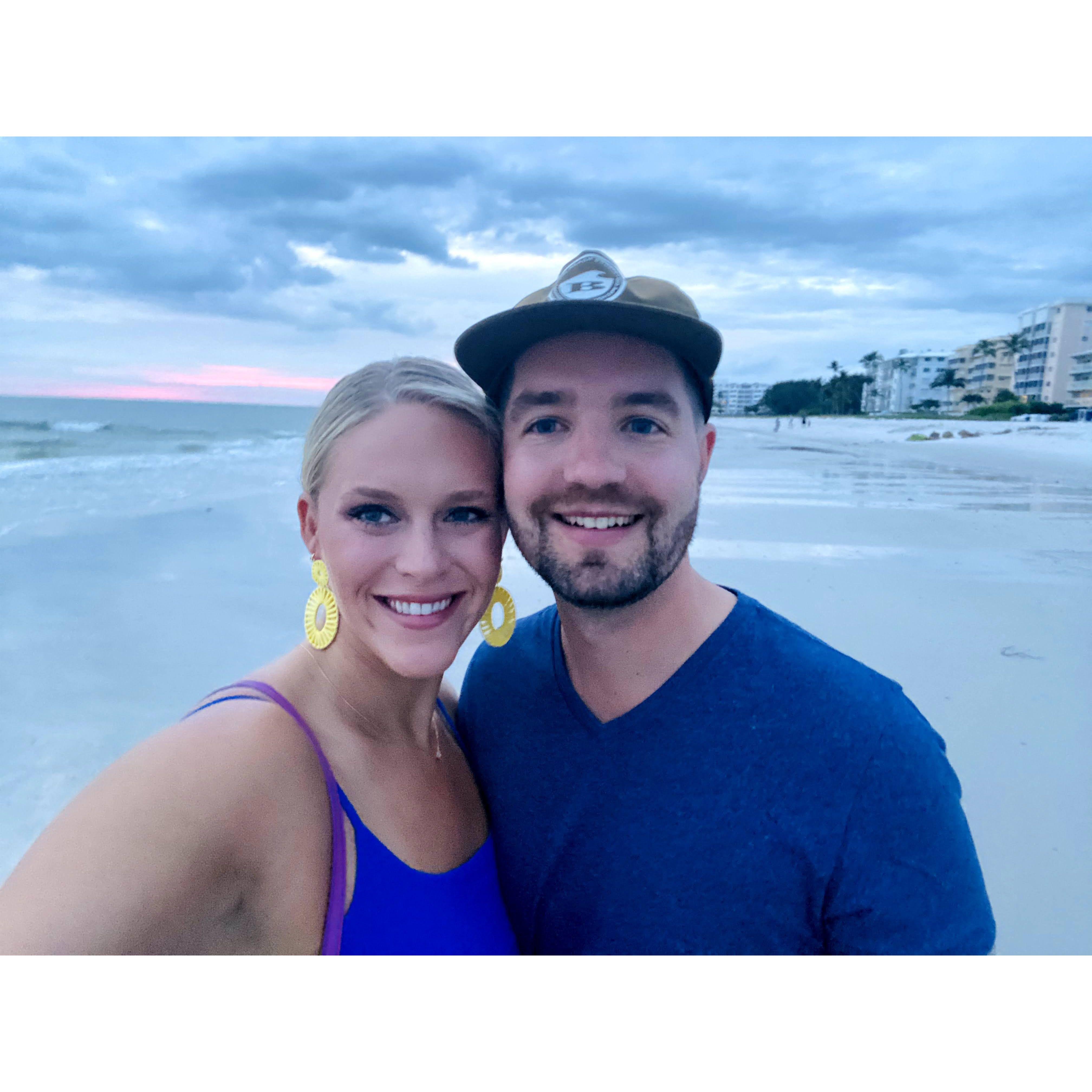 MAY 2021- celebrating Meredith's 30th birthday in Naples, FL. 