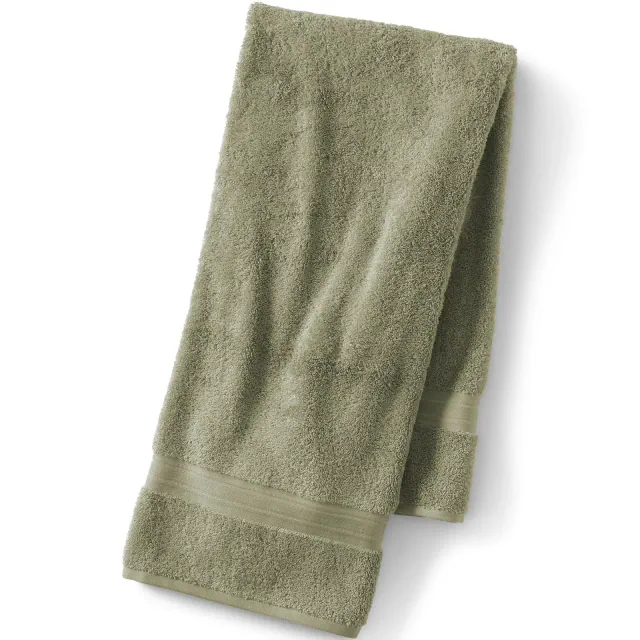 Lands' End Premium Supima Cotton Bath Towel - Bath Towel - Prairie Sage
