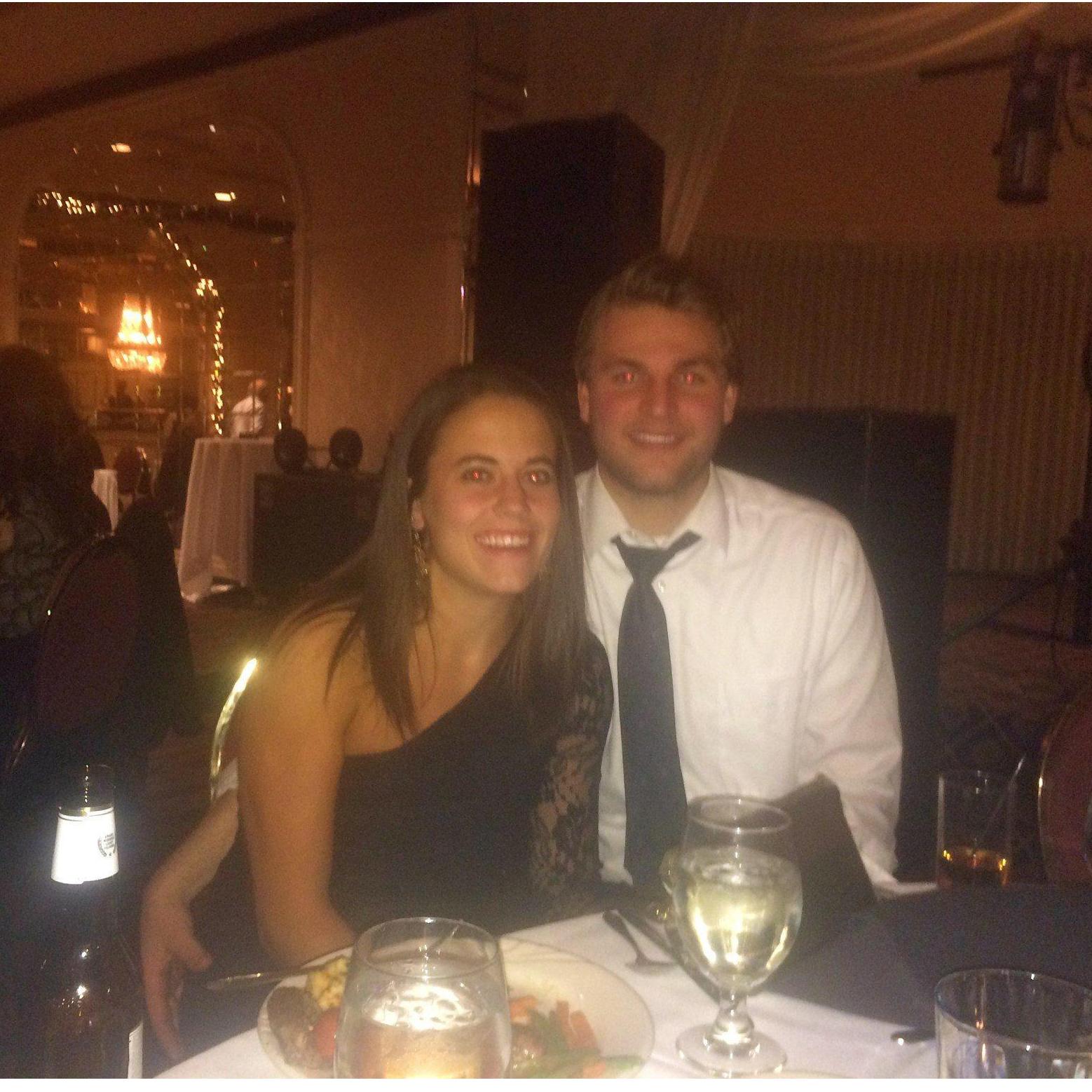 Our first official picture of the two of us together - at PA Prom in January 2015