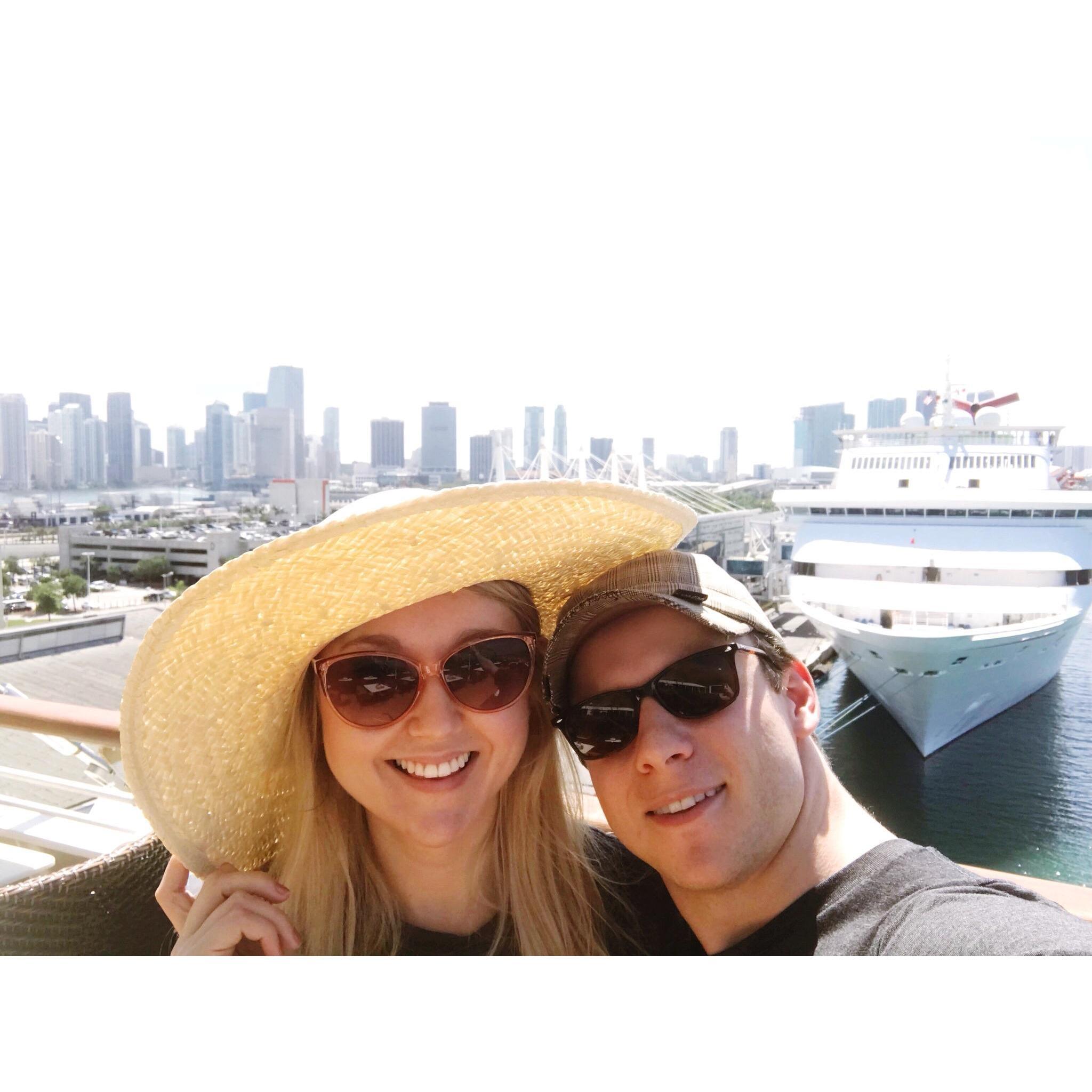 On our first cruise together