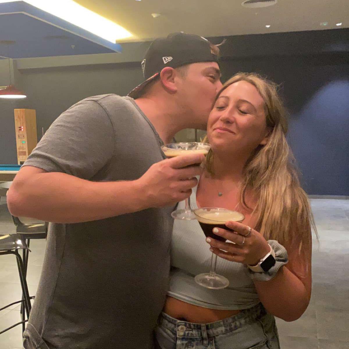 The night we met, bonding over espresso martinis