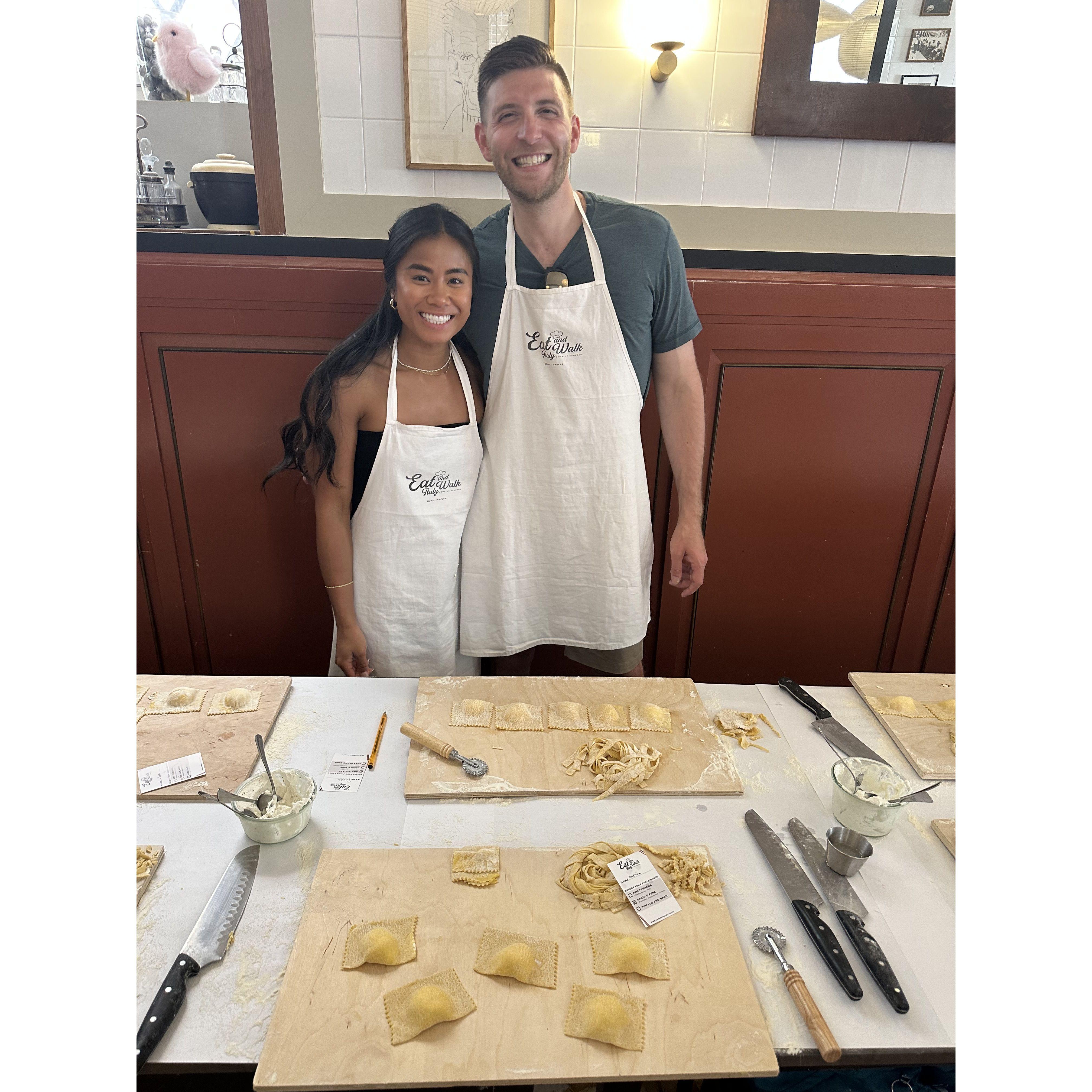 Rome Pasta and Tiramisu Class
