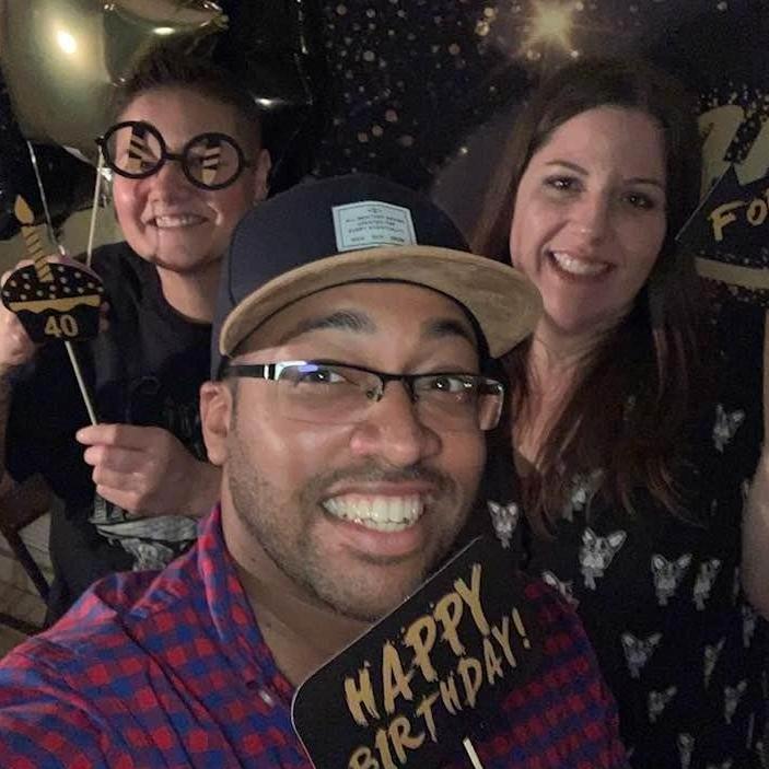 Shavonne's 40th Birthday with our good friend Darnell
-July 2019