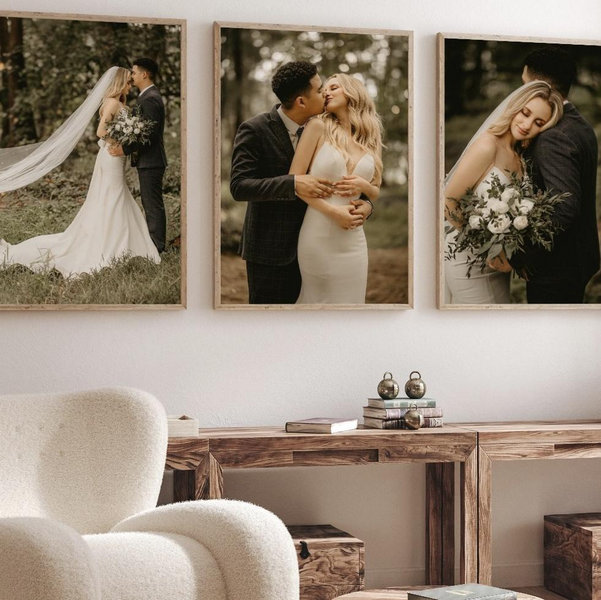 Framed Wedding Photos