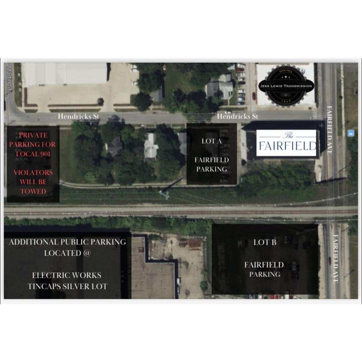 parking map for the event venue